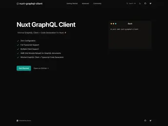 Nuxt Graphql Client screenshot