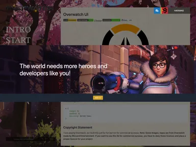 Overwatch Ui screenshot