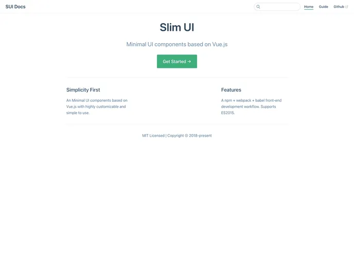 Slim Ui screenshot