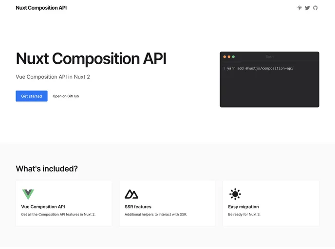 Composition Api screenshot