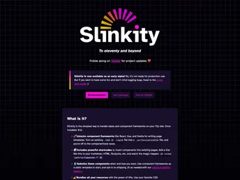Slinkity screenshot